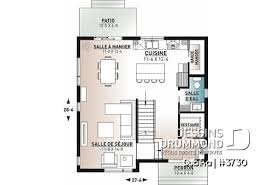 Plan de maison cubique toit plat mc immo a1group co. Plan Modele De Maison A Etage Sans Garage Dessins Drummond