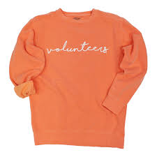 Volunteers Pride Script Comfort Colors Pullover Christmas