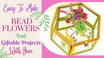 Beaded Wildflower Bouquet Jewelry Box