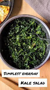 Everyday Simple Kale Salad Walktoeat Video Recipe Video Kale Recipes Healthy Easy Kale Recipes Easy Salad Recipes