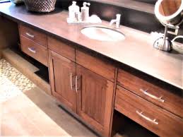 With its floating design and glam hardware, this vanity finishes off your bathroom reno with sleek modern style. Custom Floating Bathroom Vanity Cascade Custom Woodworking