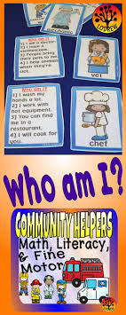 195 Pages Of Community Helpers Centers Activities Include Letter Matching Question Community Helpers Centers Community Helpers Community Helpers Kindergarten