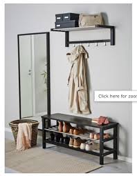 Tjusig Bench With Shoe Storage Black 42 1 2x19 5 8 Ikea Bench With Shoe Storage Attic Renovation Home Decor