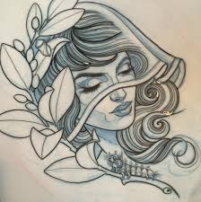 Boho tattoos life tattoos body art tattoos sleeve tattoos tatoos tattoos mandalas mandala tattoo tattoo sketches tattoo drawings. For Erin Girl Face Tattoo Tattoo Illustration Girl Face Drawing