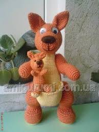 Kanguru Schema Kostenlos Hayvan Desenleri Kanguru Amigurumi Oyuncak Bebek