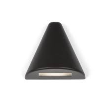 Wac Lighting 1 Light Led 12v Triangle Deck And Patio Light In Black
