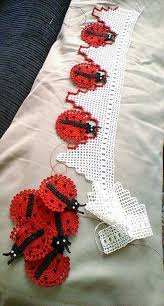 Renkli Havlu Kenari Dantel Modelleri Tig Isleri Filet Crochet Tig Desenleri