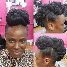 A medium length may set some restrictions on variability of hairstyles, since some 'dos really look more advantageous on longer lengths. 50 Updo Hairstyles For Black Women Ranging From Elegant To Eccentric