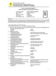 Maybe you would like to learn more about one of these? Soal Uts Sim 2011 Tipe B