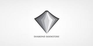 Black And White Diamond Shaped Logo An Open Book Doubling Up As A Diamond Very Clever Logo Design Designed By Malik Joanna Logotipos Disenos De Unas Diseno De Logotipos