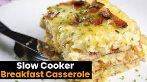 Overnight crock pot breakfast casserole like this recipe? Slow Cooker Breakfast Casserole Youtube