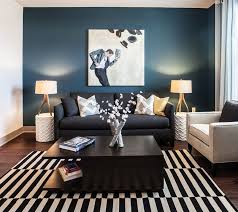 Home interior design techniques of modern creative wall painting ideas: 7 Gorgeous Wall Paint Ideas That Will Transform Your Home Brown And Blue Living Room Home Decor Paintings Blue Living Room