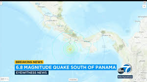 These aftershocks can last for hours to weeks or months. 6 8 Magnitude Earthquake Shakes The Coast Of Panama Abc7 Los Angeles