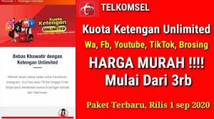 We did not find results for: Kuota Ketengan Unlimited Paket Terbaru Telkomsel Rilis 1 September 2020 Youtube