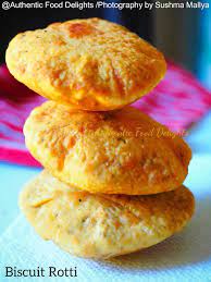 Biscuit Rotti Food Authentic Recipes Indian Bread