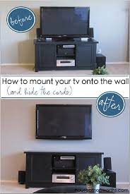 Drill the holes and install the mount. How To Mount Your Tv To The Wall And Hide The Cords House Of Hepworths