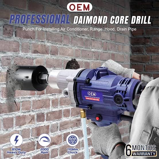 Precision Diamond Core Drilling System, AI generated