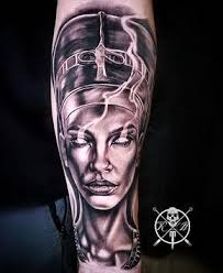 Nefertiti Black African Queen Tattoo Pin By Cody Hill On Tatoos Nefertiti Tattoo African Sleeve Tattoo African Queen Tattoo
