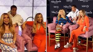 Madame tussauds is a wax museum in london with branches in a number of major cities. Video Wendy Williams And Son Kevin Hunter Jr Pose With Wax Figure Daily Mail Online