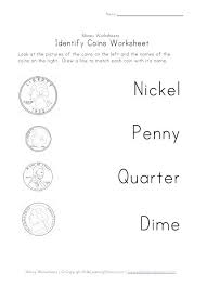 Money Worksheet Coin Names Money Worksheets Worksheets For Kids Money Kindergarten