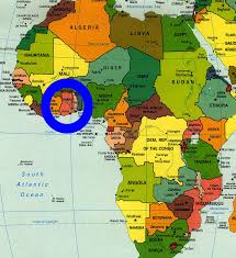 This page creates outline maps of ghana. Jungle Maps Map Of Africa Ghana Highlighted