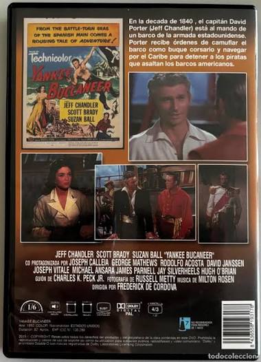 yankee buccaneer (1952) jeff chandler, scott br - Buy DVD movies on  todocoleccion