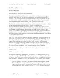 Teaching, efl writing, indonesian context, facts and . Ayu Utami Indonesia International Writing Program