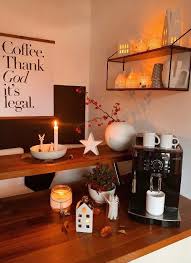 A tiny corner is all you need for a small and functional coffee station. Ich Liebe Meine Kaffeeecke Coffeecorner Kitchen