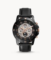 Depuis 1984, fossil n'a cessé d'être curieux et créatif. Montre Automatique Grant Sport En Cuir Noir Me3138 Fossil