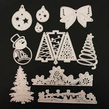 Christmas fabric hanukkah fabric custom holiday fabric. Feestigo 1 Pcs Stanzschablonen Die Cuts Card Making Scrapbooking Template Punch Christmas Ball Snowman Xmas Tree Cutting Dies Buy At The Price Of 0 86 In Aliexpress Com Imall Com