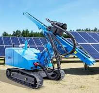 Crawler Hydraulic Pile Driver Solar Ramming Piling Machine