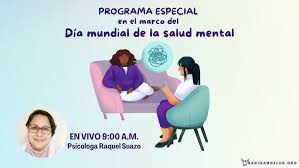 Programa Especial sobre Salud Mental con hna. Raquel Suazo.