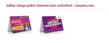 Maybe you would like to learn more about one of these? Review Dan Daftar Harga Paket Internet Axis Unlimited Terbaru