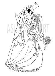 Pin On Nightmare Before Christmas Coloring Pages