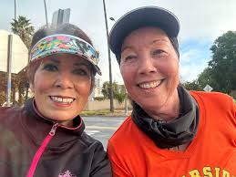 The 2022 Citrus Heritage Run started off in the dark for the Half Marathon.  It was good running weather at the Arlington Heights Sports Park in  Riverside this morning.