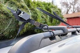 Run the strap through the hook and pull it tight so it's secure. How To Tie A Christmas Tree To A Car Transport A Christmas Tree