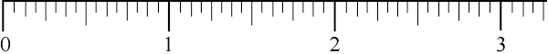 Multiply 10 inches by 25.4 to get millimeters: Measuring In Inches Using The 1 16 Parts Of An Inch