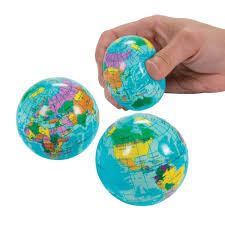 Globe Stress Balls Oriental Trading Stress Balls Travel Party Theme Oriental Trading