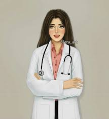 Pin By د ڪتو ر ة آل مستق ب ل On حلم دكتورة Beautiful Girl Drawing Cute Cartoon Girl Girl Doctor
