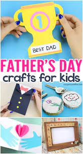 More than a father's day craft, kids will make a portrait drawing showing their dad with them. Fathers Day Crafts Cards Art And Craft Ideas For Kids To Make Easy Peasy And Fun