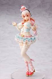 New Kadokawa Super Sonico 10th Anniv Figure Birthday Party Ver Japan F S Kadokawa Super Sonico Figure Kawaii Neko Girl Anime Figurines