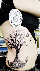 This suprior quality print of an original watercolor painting (now sold) has celtic interlacing interpreted as tree limbs and roots outlined in gold ink, and the text encircles the tree itself. 60 Earthly Tree Tattoo Ideas To Be Amazed By Tats N Rings