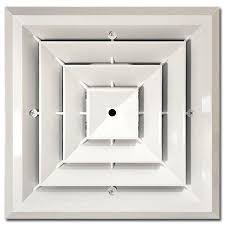 Airtec Mv4 4 Way Diffuser Grille For 6 7 8 Duct By Airtec 28 60 Airtec Mv4 4 Way Diffuser Grille For Ceiling Diffuser Air Conditioner Accessories Diffuser