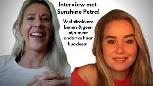 Interview met Sunshine Petra, minder last van haar lipoedeem door het  Sunshine coaching traject.