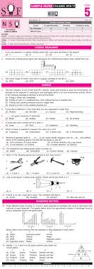 Nco Nso Imo Ieo Igko 2018 2019 Class 5 First Level Sample Papers Aglasem Schools Math Olympiad Sample Paper Math