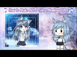 How To Make Art 2 Cara Membuat Art 2 Gacha Life Tutorial Youtube Art Animation Art Make Art