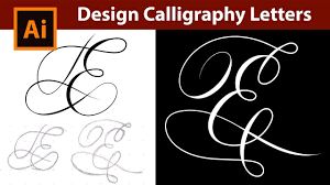How To Design Vector Calligraphy Letters From A Sketch In Adobe Illustrator Lettering Tutorial Lettering Practice Graphic Design Class