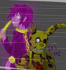 Years ago my name was spring bonnie and i lived in fredbears family diner. It S Me Purple Guy Springtrap By Terra Grace On Deviantart