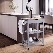Holds up to 300 pounds total, weighs under 39 pounds. The Best Kitchen Carts For Small And Flexible Spaces