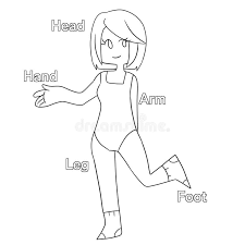 You can easily print or download them at your convenience. Body Parts Coloring Page Stock Illustration Illustration Of Artistic 85739454